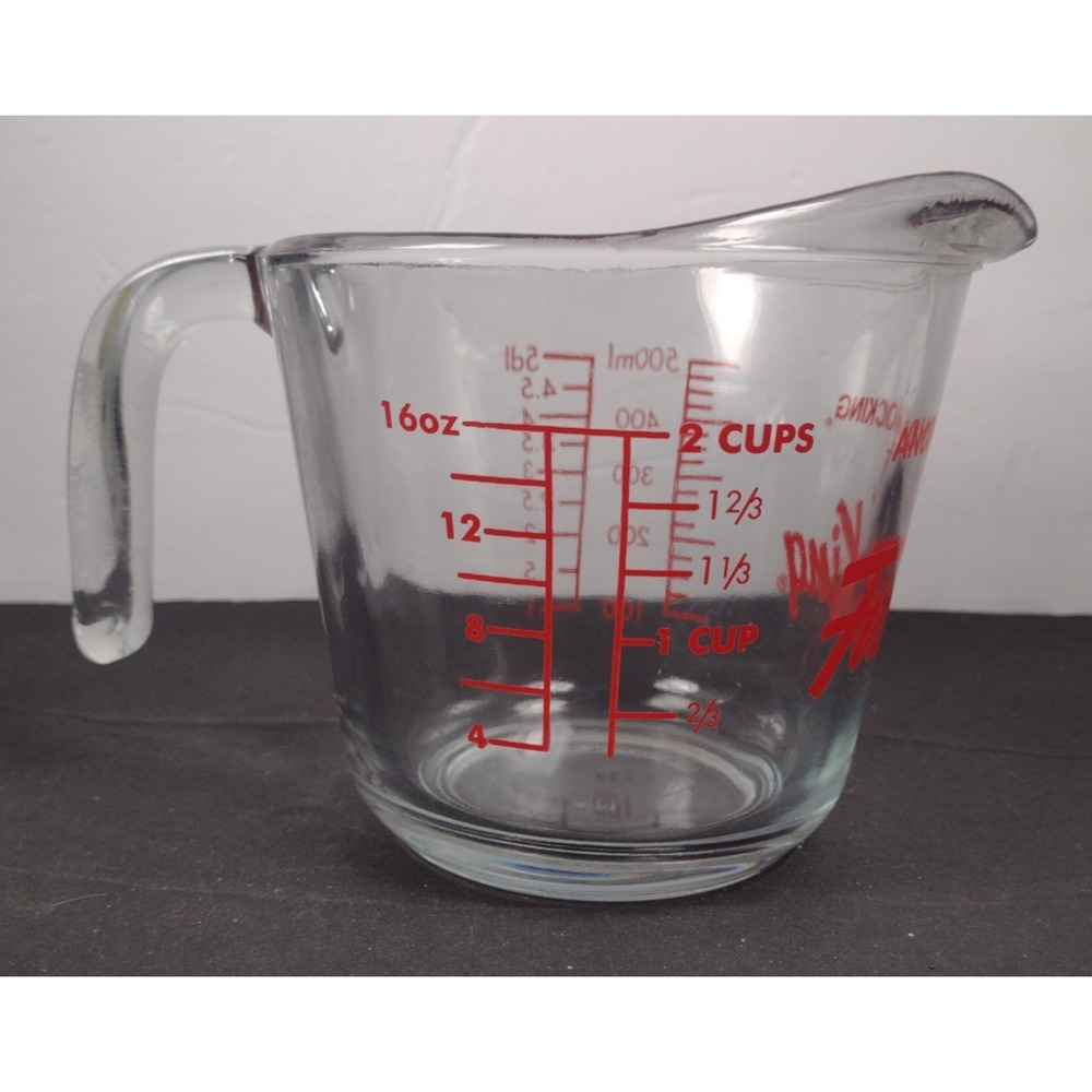 Vintage FIRE KING 2-Cup Measuring Cup Anchor Hocking 16 OZ - Picture 2 of 5